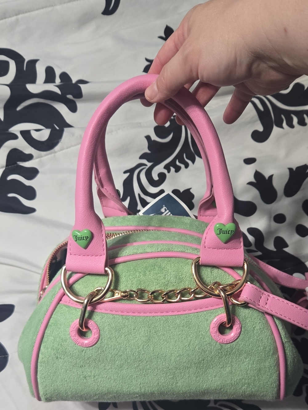 NWT Juicy Couture Retro Strawberry Satchel - Picture 2 of 6